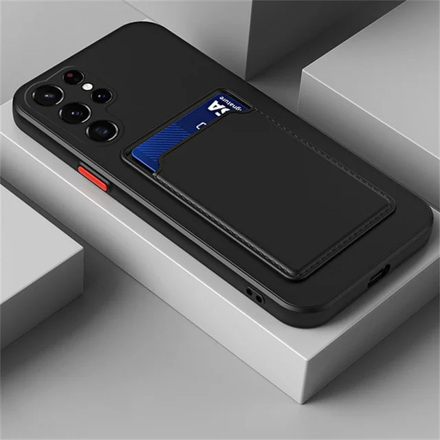 Card slot Silicone Phone Case