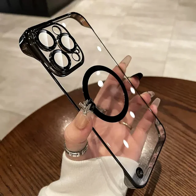 Luxury Transparent Ultra Thin Frameless For MagSafe Case